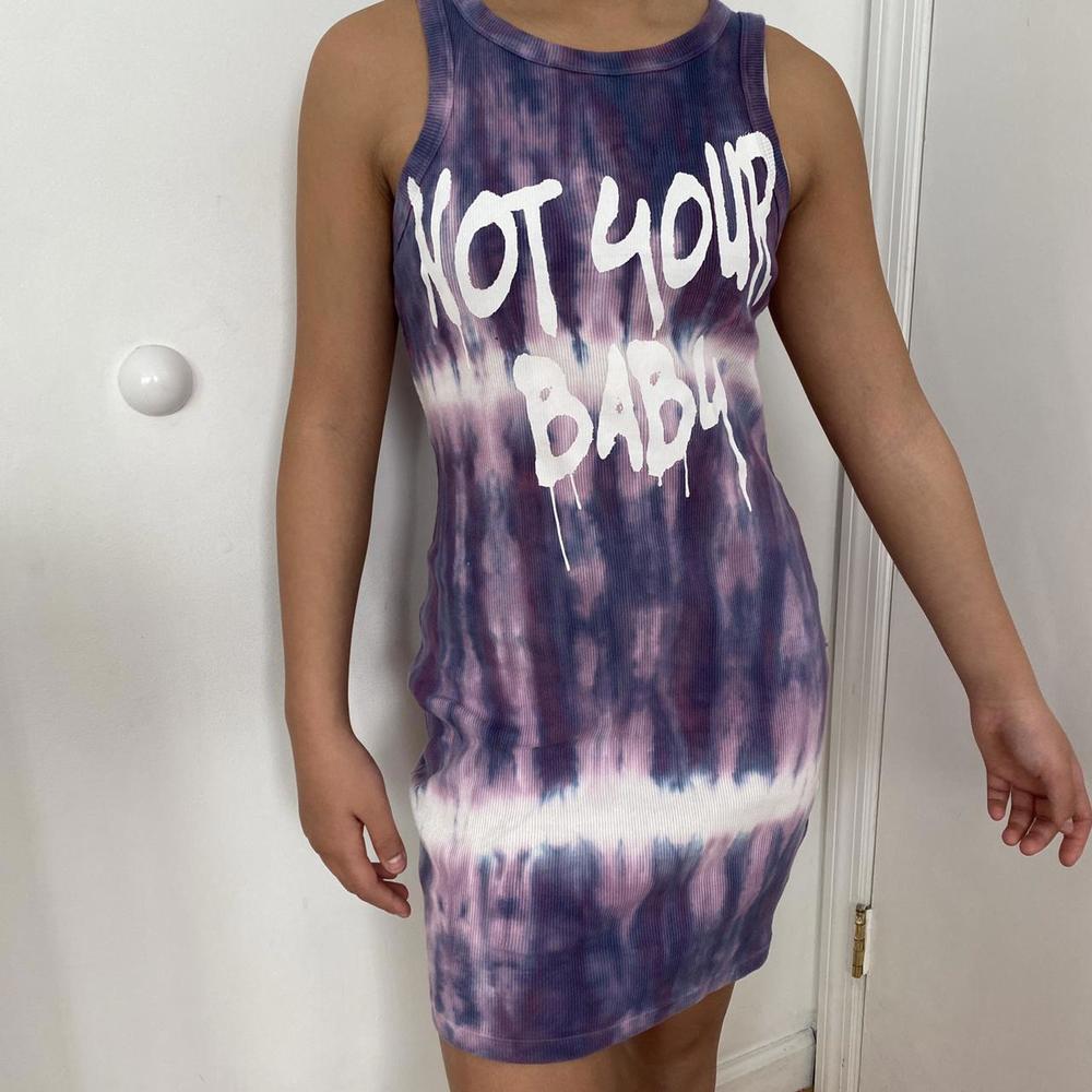 Purple Unique Tie Dye Fashion